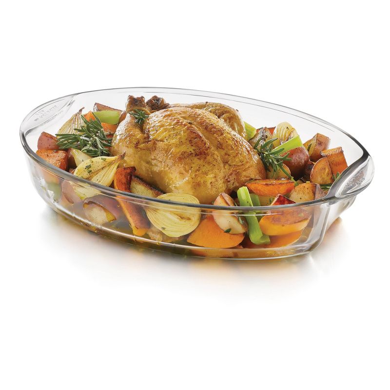 Libbey Baker's Basics 4.3qt Glass Oval Bake Dish