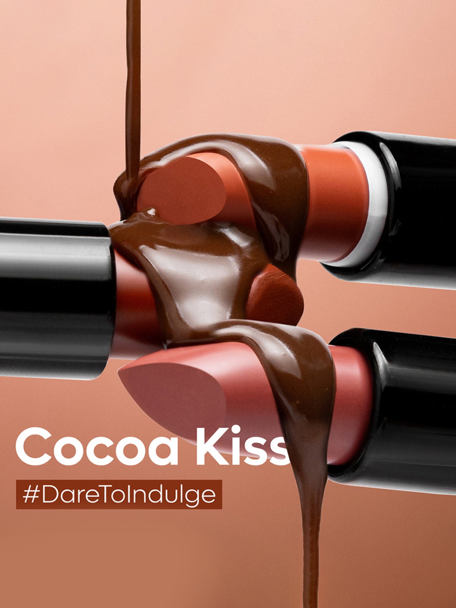 mCaffeine Cocoa Kiss Creamy Matte Lipstick Blush Slush - 4.2 gm