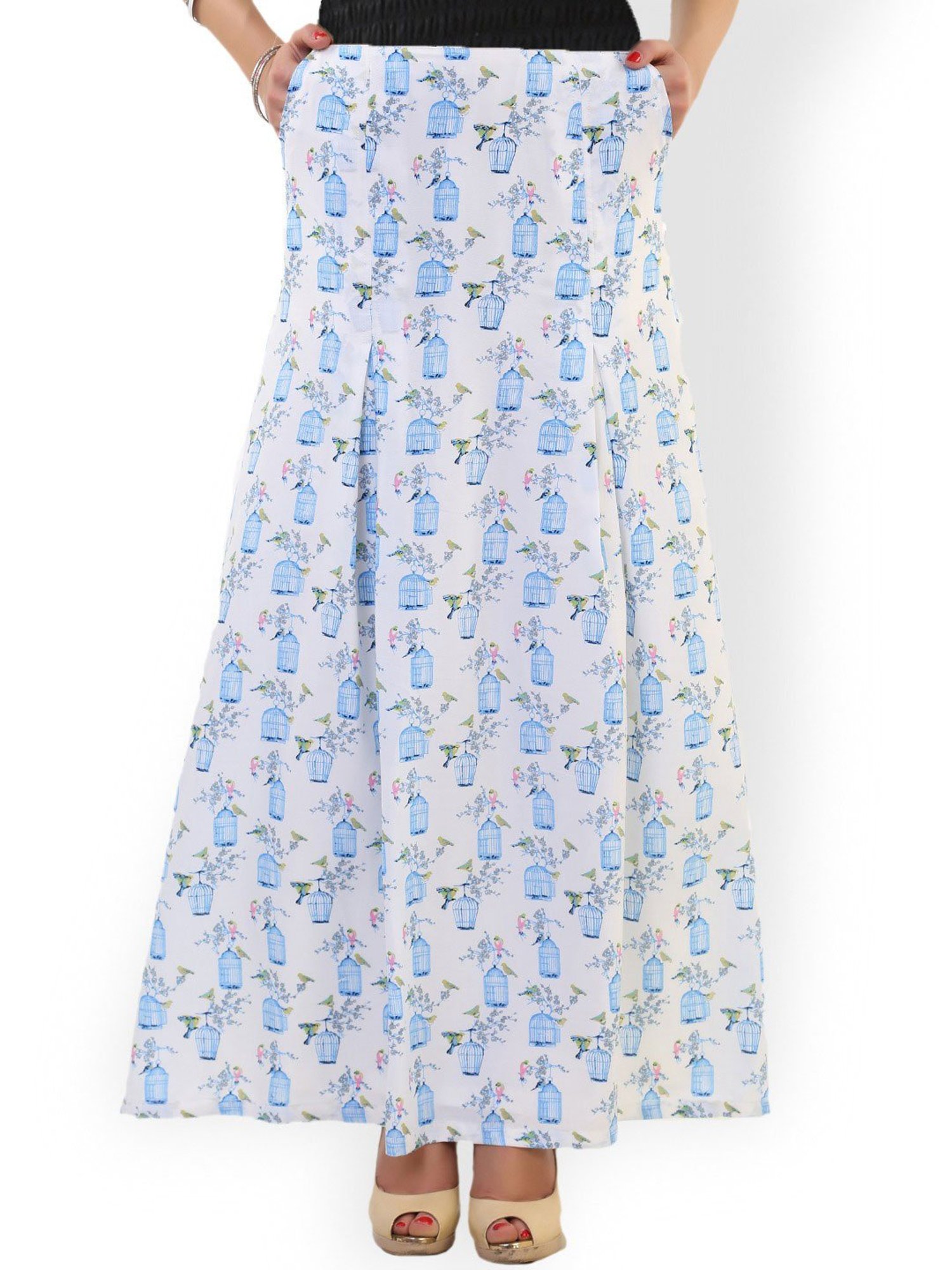 Belle Fille Multicolor Printed Skirt