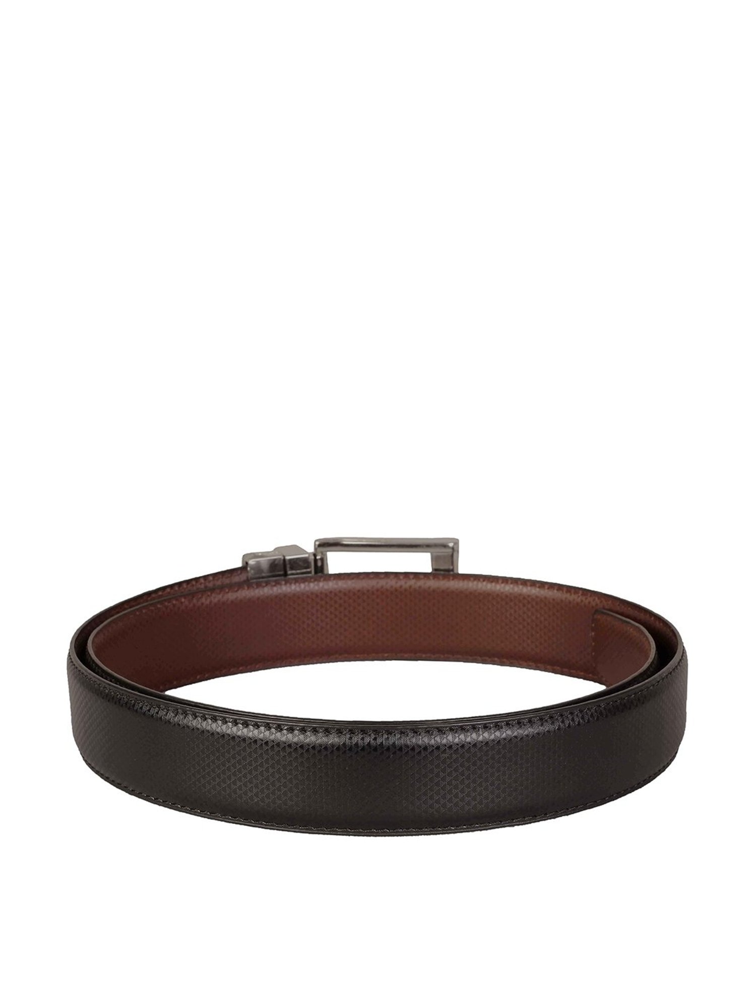 SCHARF Black & Brown Reversible Belt for Men