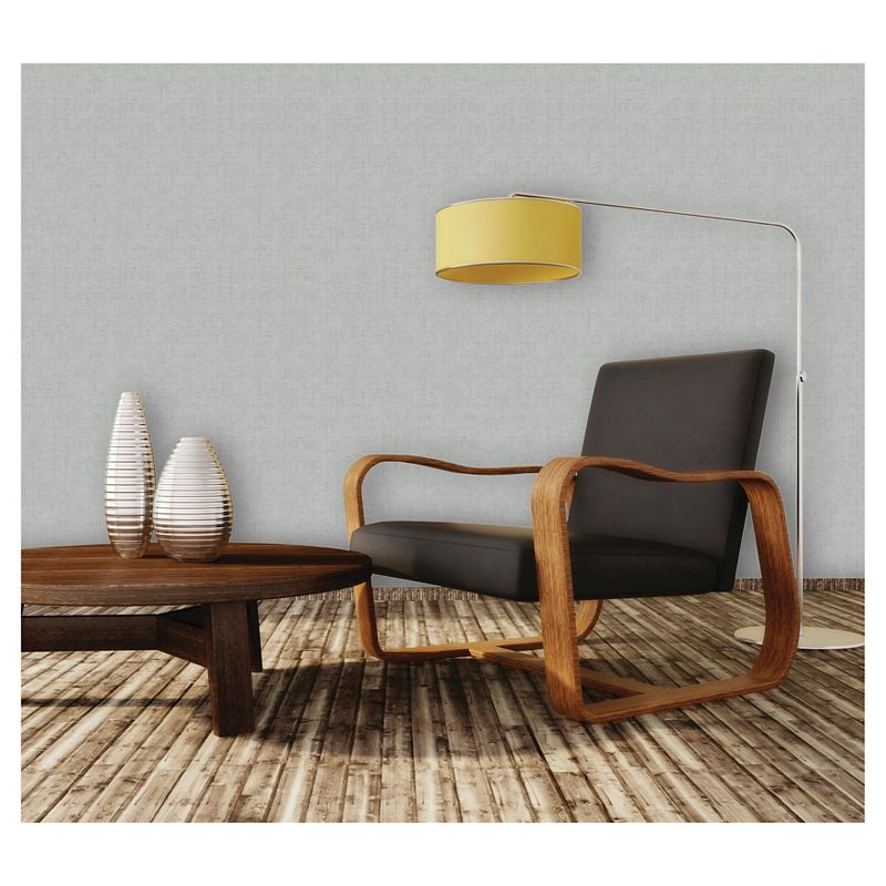 Devine Color Weave Peel & Stick Wallpaper Gray