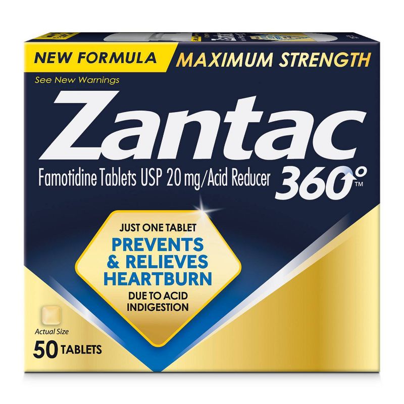 Zantac 20mg Digestive Health Tablets - 50ct