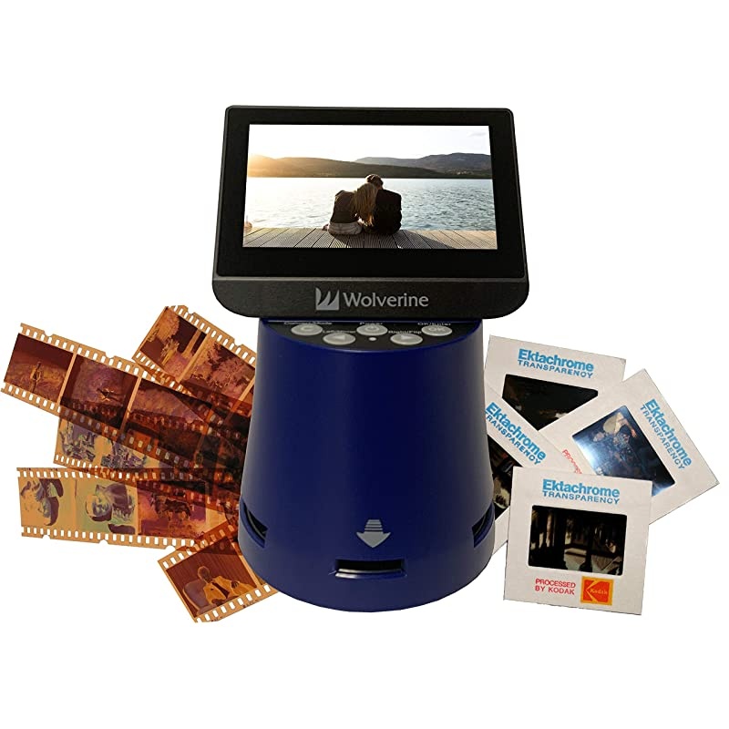 Titan 8-in-1 High Resolution Film to Digital Converter with 4.3" Screen and HDMI Output (Black)