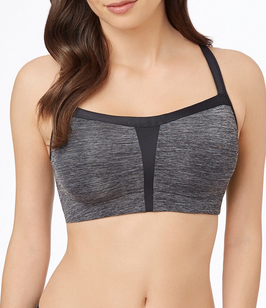 Le Mystere High-Impact Mesh Panel Full-Busted Contour Wire Convertible U-Back to Racerback Sports Bra