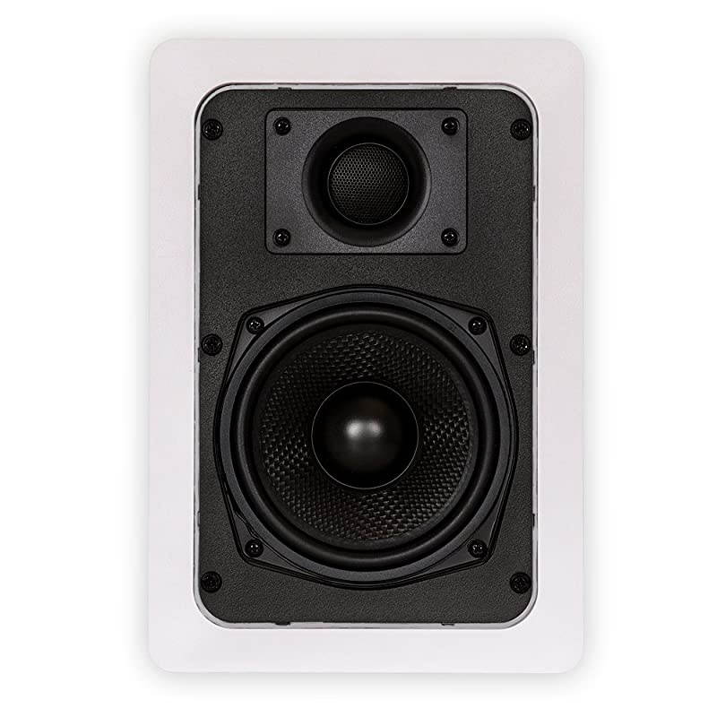 TS50W in Wall Speakers Surround Sound Home Pair White 525Inch