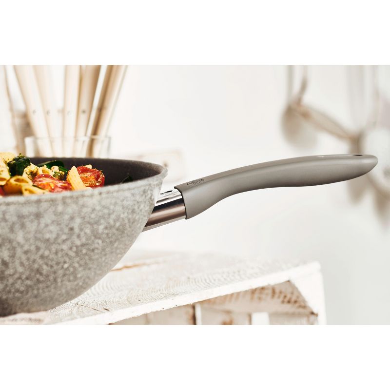 Ballarini Parma Plus 11-inch Aluminum Nonstick Stir Fry Pan with Lid