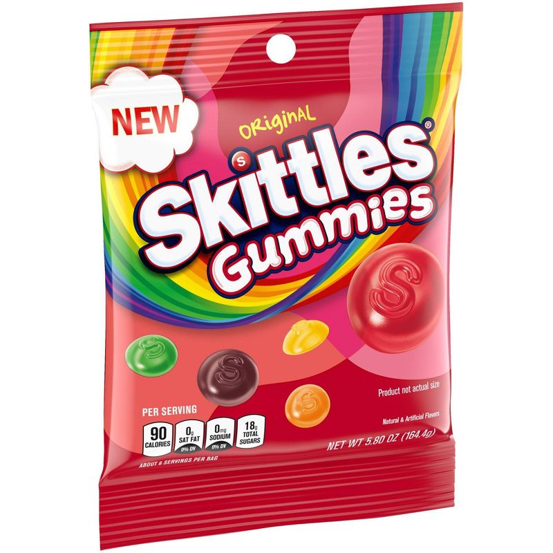 Skittles Original Gummies Peg - 5.8oz