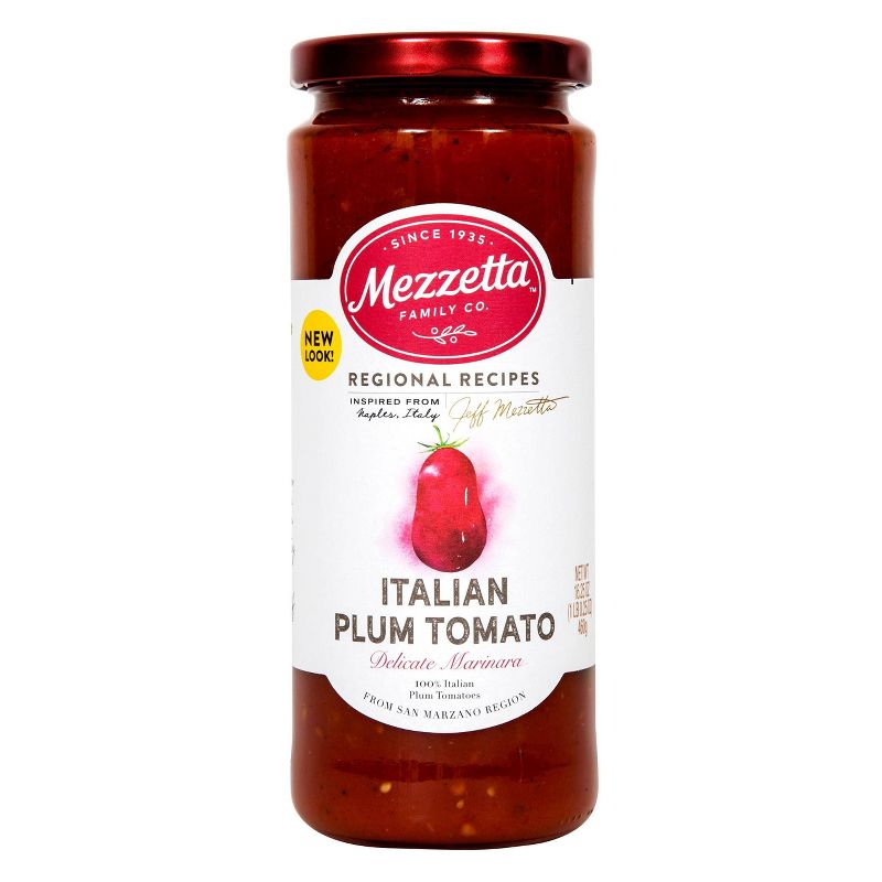Mezzetta Italian Plum Tomato Marinara Pasta Sauce 16.25oz