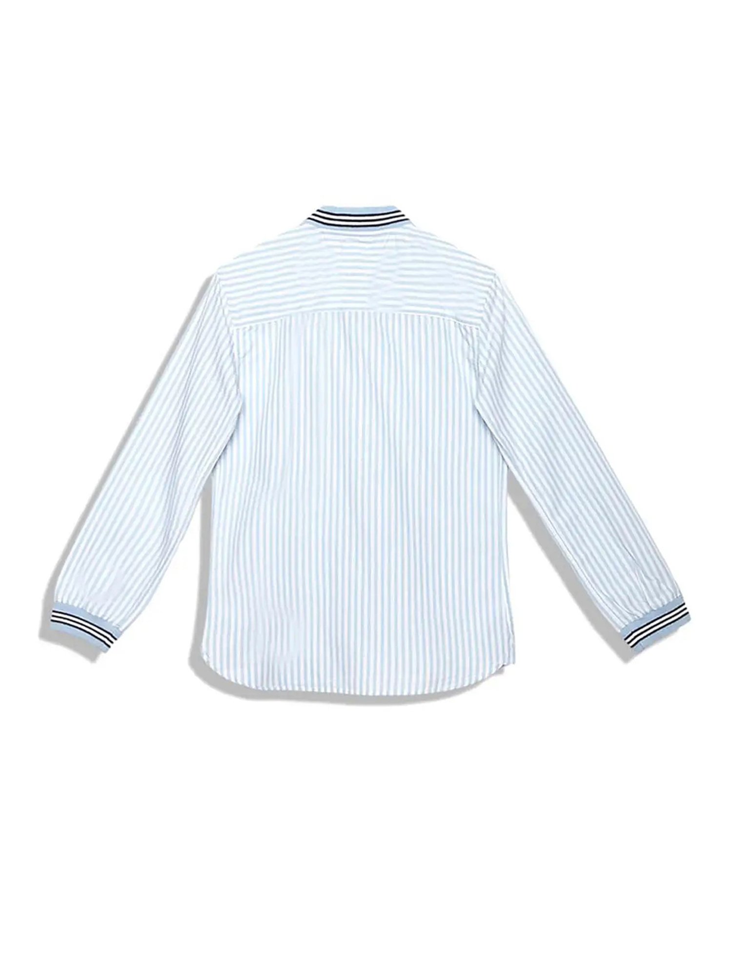 Tommy Hilfiger Kids White Striped Shirt