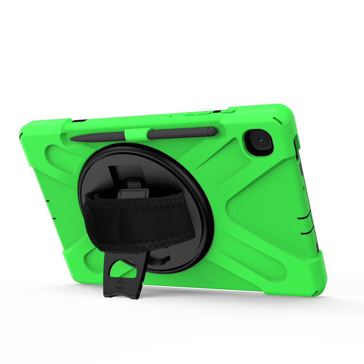 Galaxy Tab S6 LITE 10.4 P610 Case Cover, Heavy Duty Shield, Kickstand, Handstrap, Carrying Shoulderstrap Sling For Samsung Galaxy Tab S6 Lite 10.4 P610 [Green]