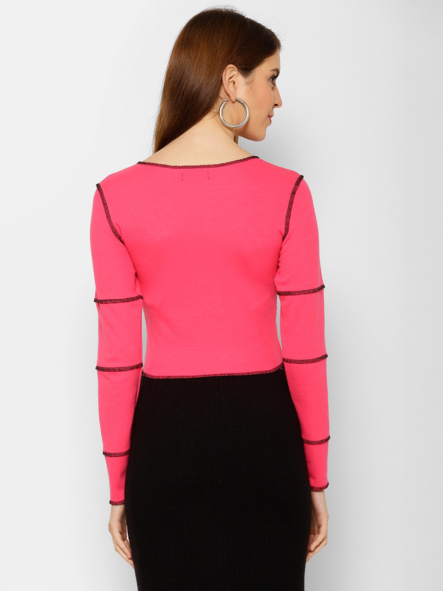 KASSUALLY Pink Relaxed Fit Cotton Top