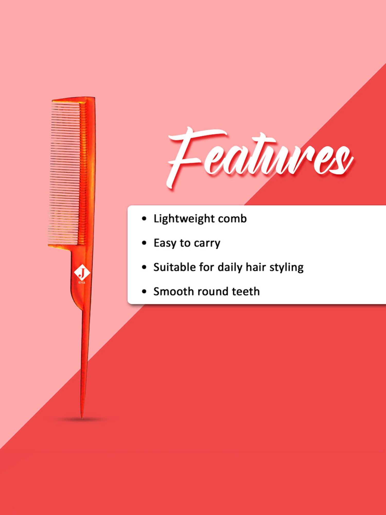 Jaquline USA Tail Comb