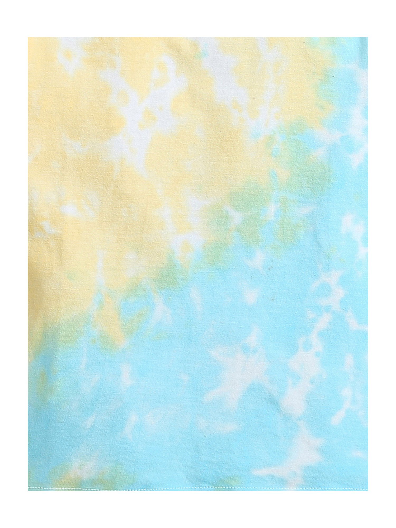 Bumzee Kids Yellow & Blue Printed T-Shirt