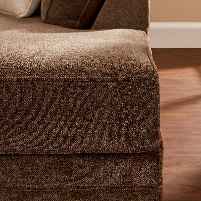 Langston Sectional Brown - True Seating