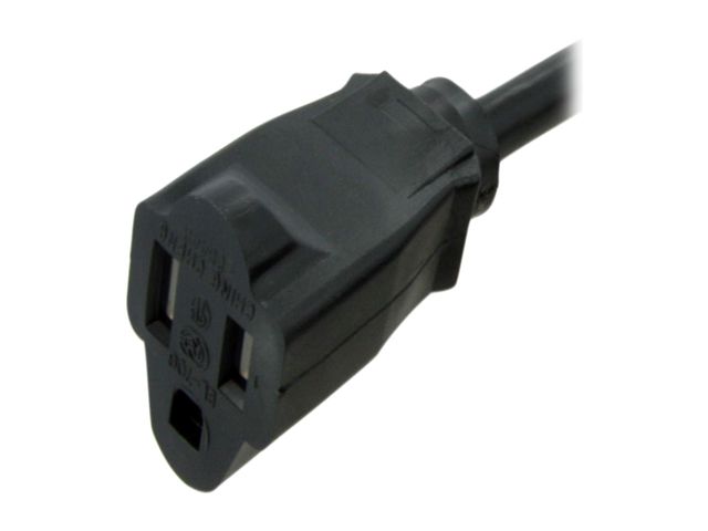 1M 16AWG Heavy Duty Power Extension Cord Power Extension Cable 3 Feet 1 Meters 3 Conductor NEMA 515P to NEMA 515R 13 Amp Power Cable ED70906