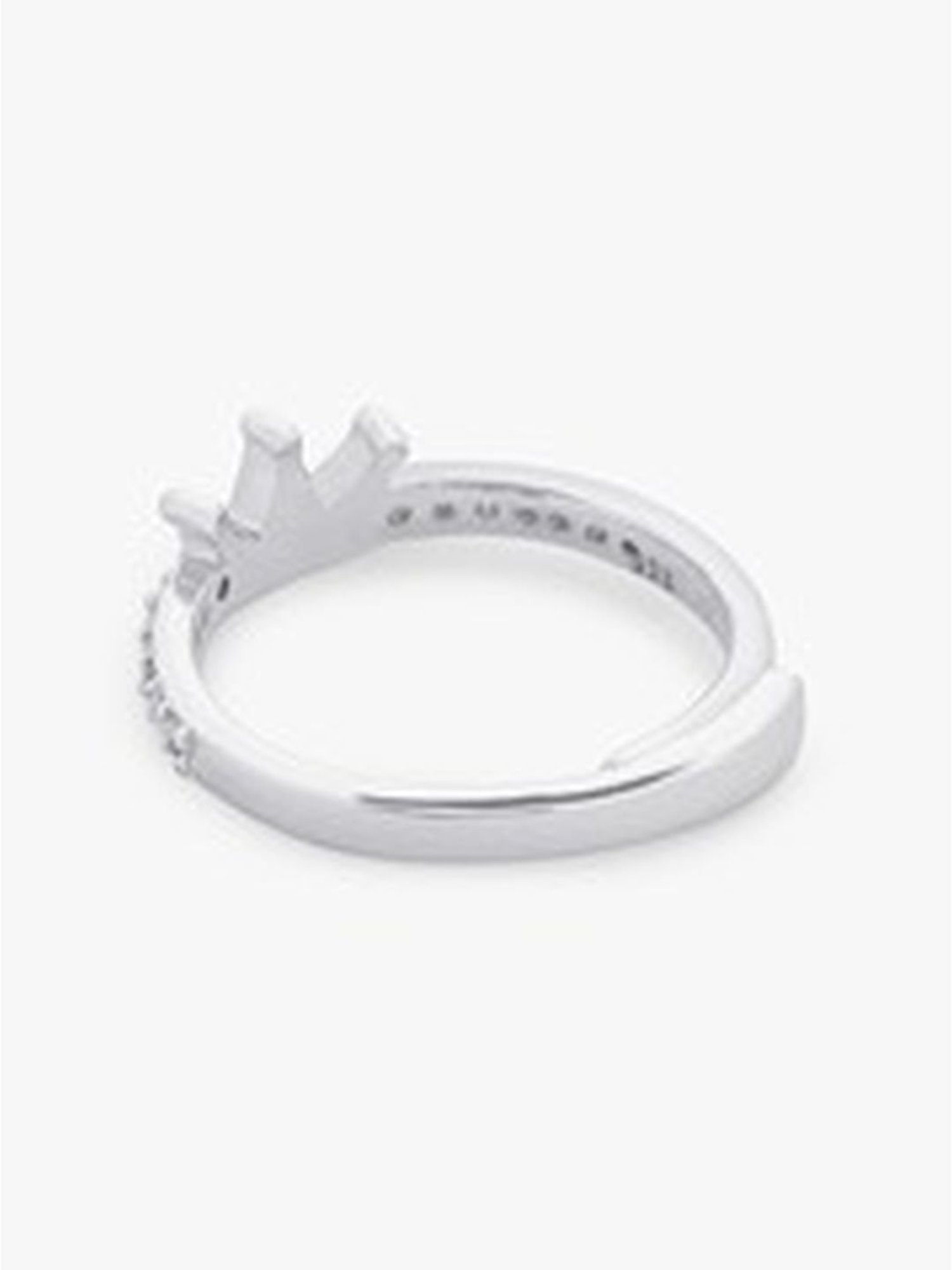 March by FableStreet 92.5 Sterling Silver Zircon Queen Ring for Women