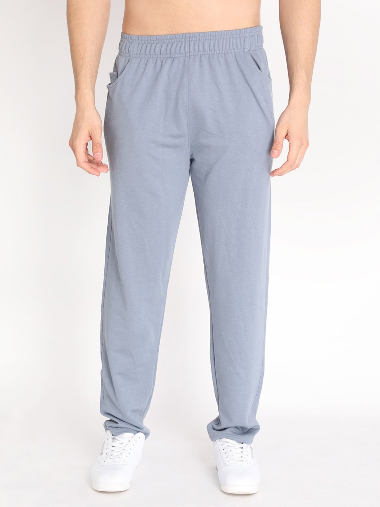 Chkokko Slate Grey Regular Fit Trackpants