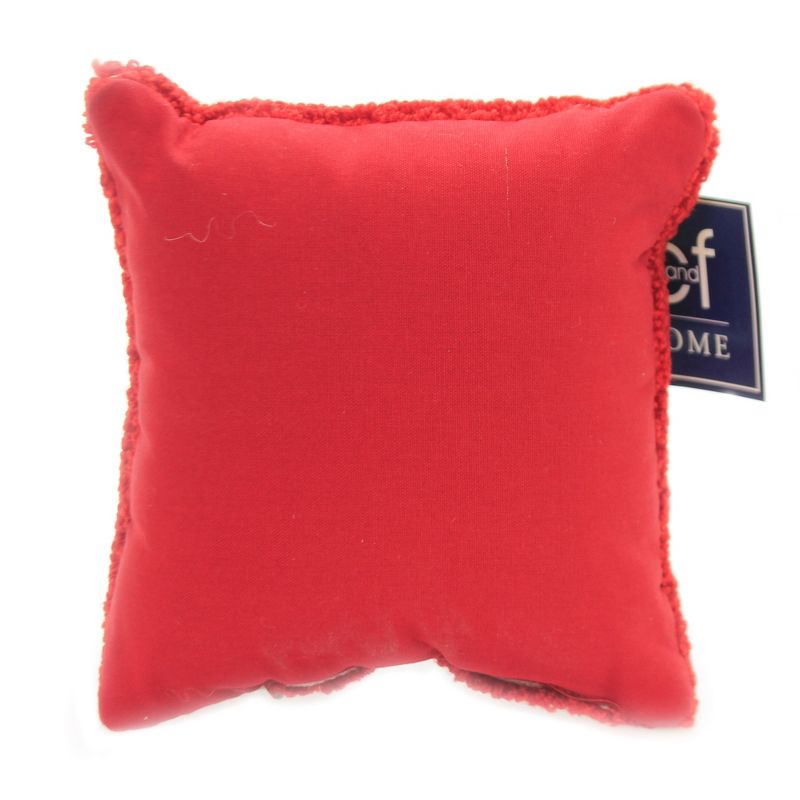 Home Decor 8.0" Love Script Pillow Square Throw Valentine Filled  -  Decorative Pillow