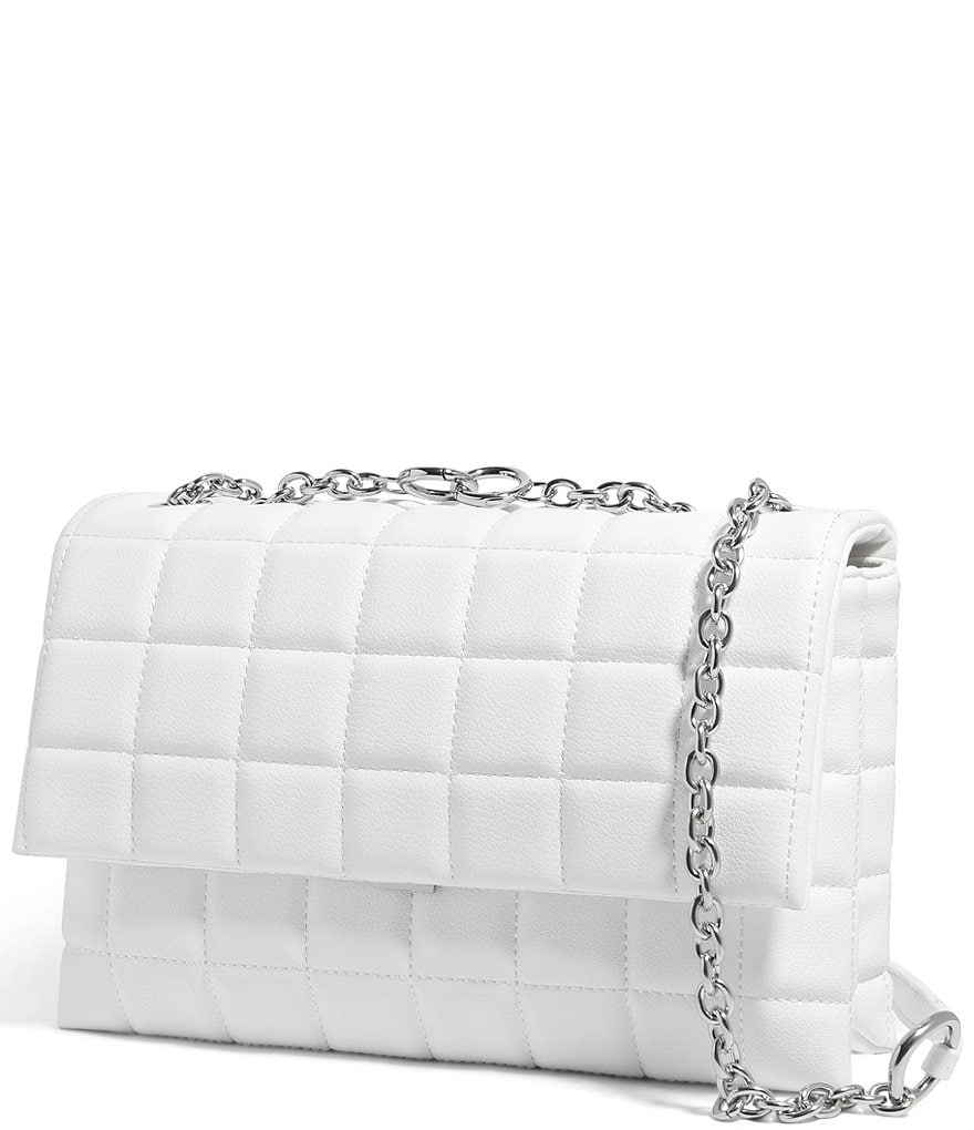House of Want H.O.W. We Step Up Quilted Vegan Leather Shoulder Bag