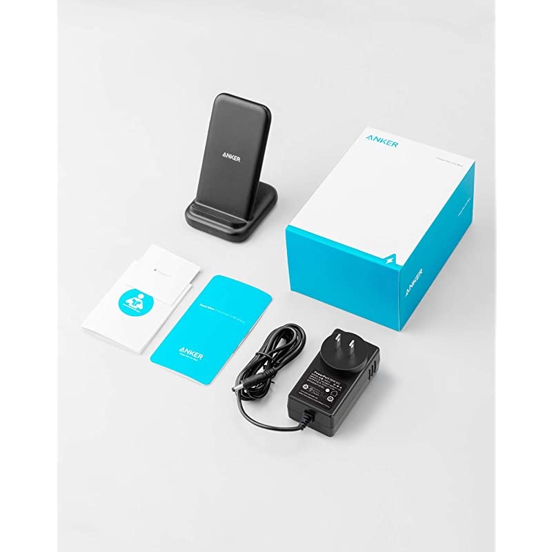 3-in-1 Multi-Device Wireless Charging Station, PowerWave 10 Stand with 2 USB-A Ports, for iPhone SE, 11, 11 Pro, XS Max, XR, XS, X, 8, 8 Plus, Galaxy S20, S10, S9, S8, 36W Power Supply Included