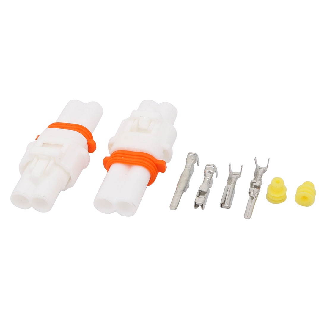 5 Sets Female Male Connectors 2 Pins 2.3mm Terminal Wire for Car Scooter Boat