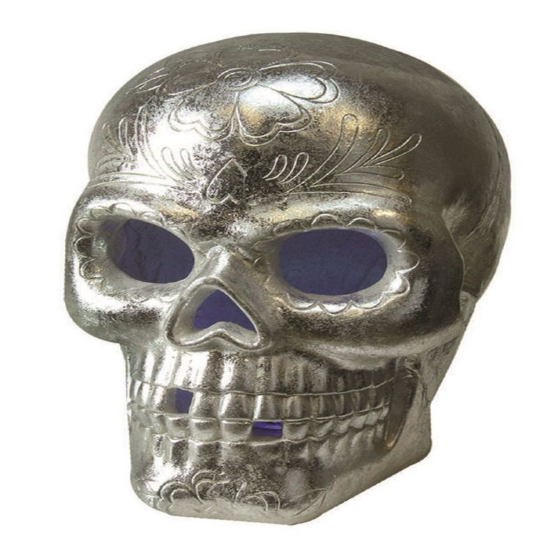 Northlight 3.5" Skeleton Skull Heads with Open Mouths Halloween Decorations 6ct - White/Gray