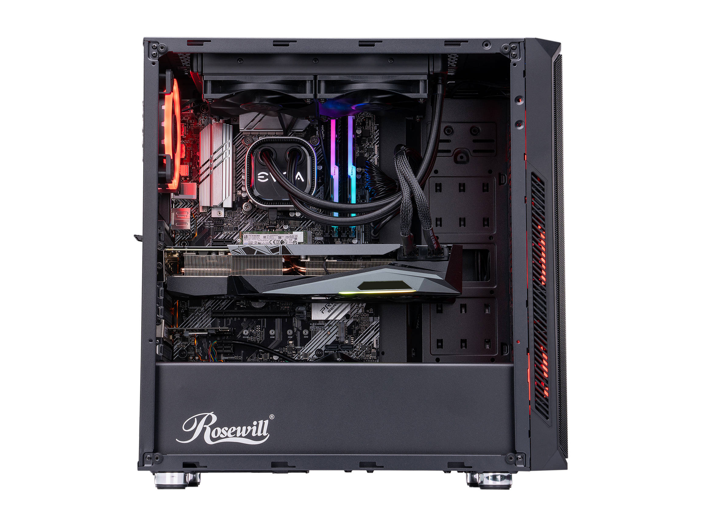 ABS Gladiator Gaming PC - Intel i7 10700KF - GeForce RTX 3080 - G.Skill TridentZ RGB 16GB DDR4 3200MHz - 1TB Intel M.2 NVMe SSD - EVGA CLC 240MM AIO