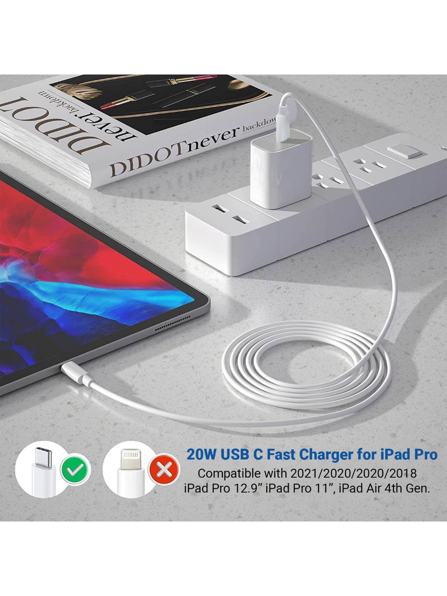 UNIGEN 20W PD Type-C Fast Charger Adapter for Samsung Galaxy S20 (White)