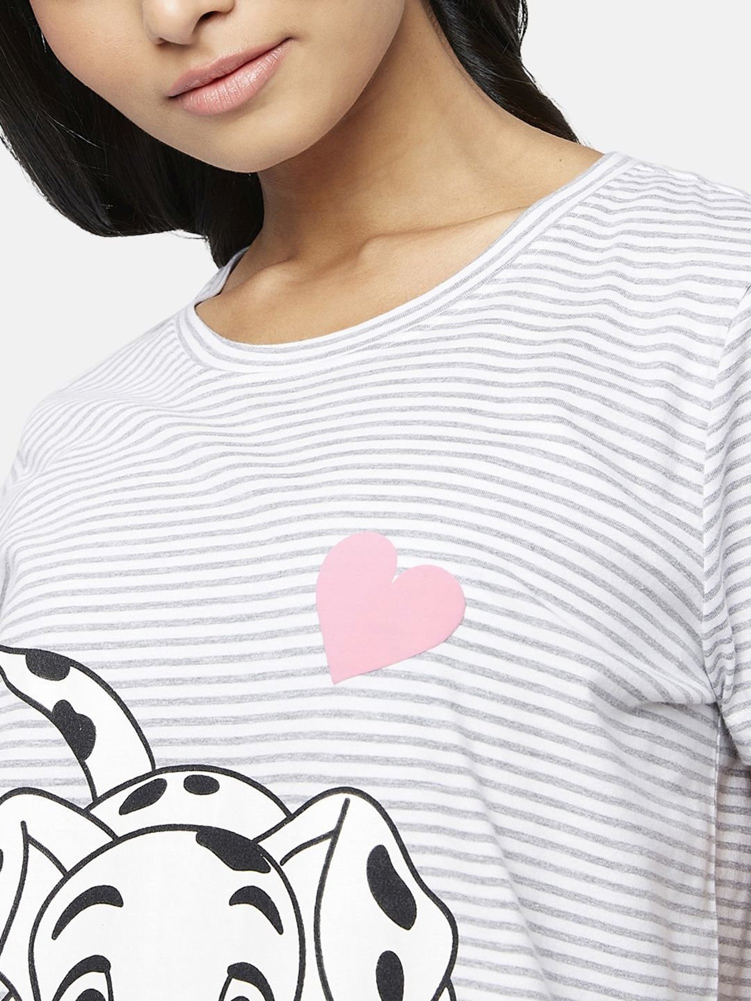 Dreamz by Pantaloons Grey Cotton Graphic Print T-Shirt