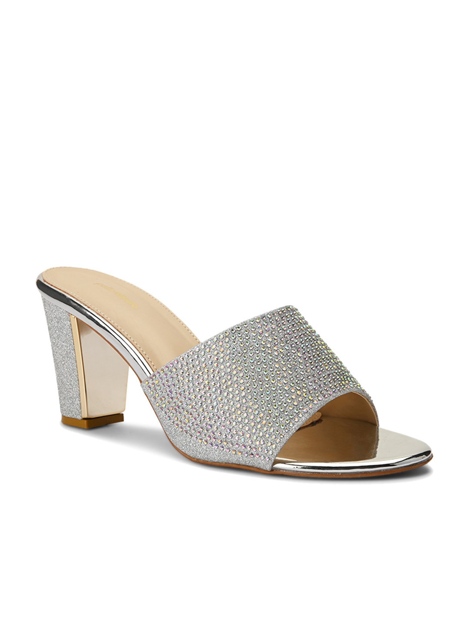 Pelle Albero Women's Silver Ethnic Sandals