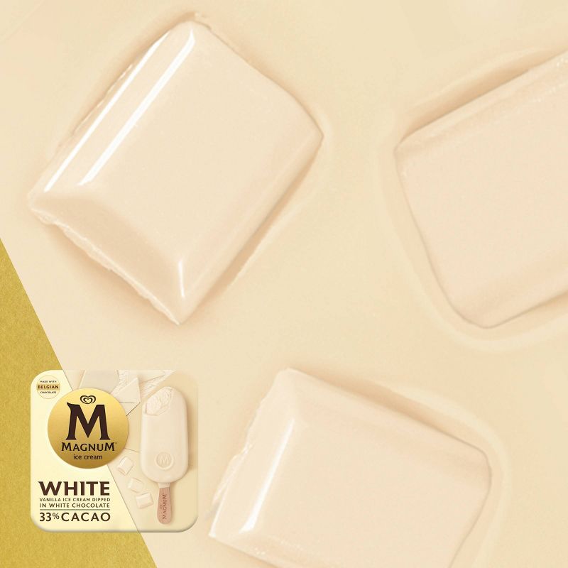 Magnum White Chocolate Ice Cream Bars - 3ct