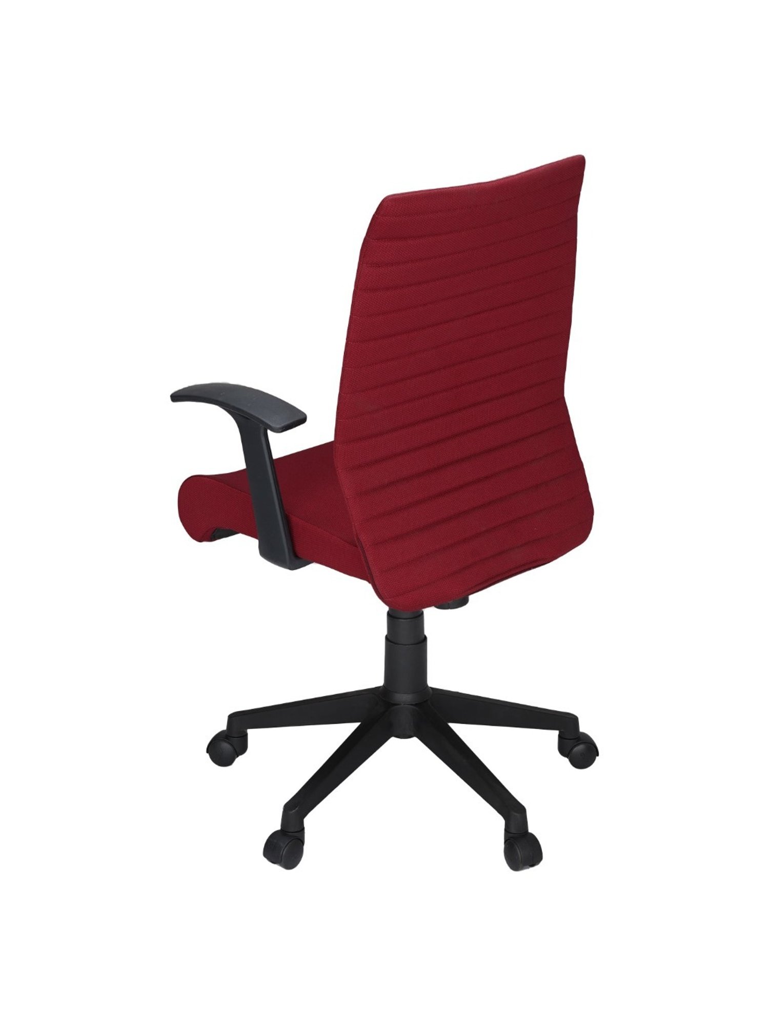 Nilkamal Thames Black PU Foam Mid Back Chair