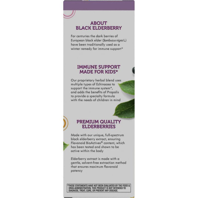 Nature's Way Sambucus Immune Syrup for Kids with Elderberry - 8 fl oz