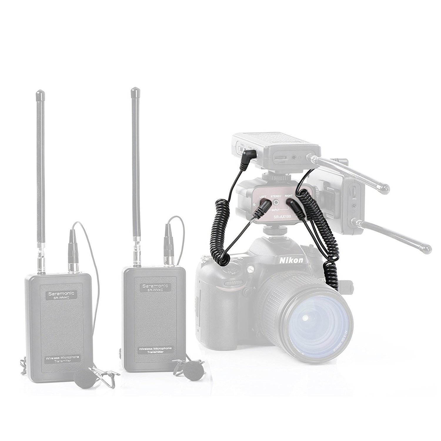 REYTID Replacement Coiled SC7 Cable Compatible with Rode iOS Patch - TRRS to TRS - Microphone / Audio / Lavalier to Smartphone Wire 3.5mm 40cm 15" 0.4m