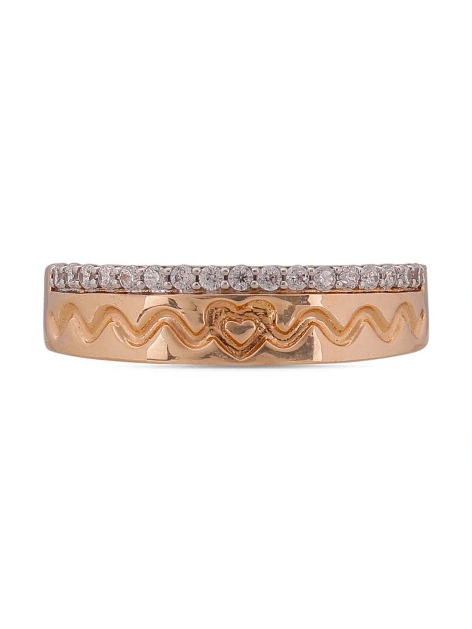 CKC Luxe Gold Band Ring for Men