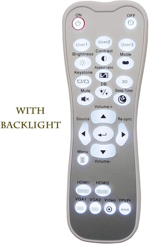 INTECHING BR-3001B Projector Remote Control for Optoma GT1080HDR, HD143X, HD146X, HD243X, UHD50X, UHD65, UHZ65, UHZ65LV