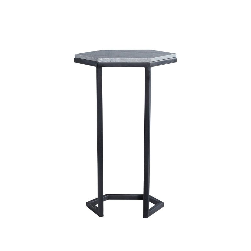 Metal Contemporary Accent Table Black - Olivia & May
