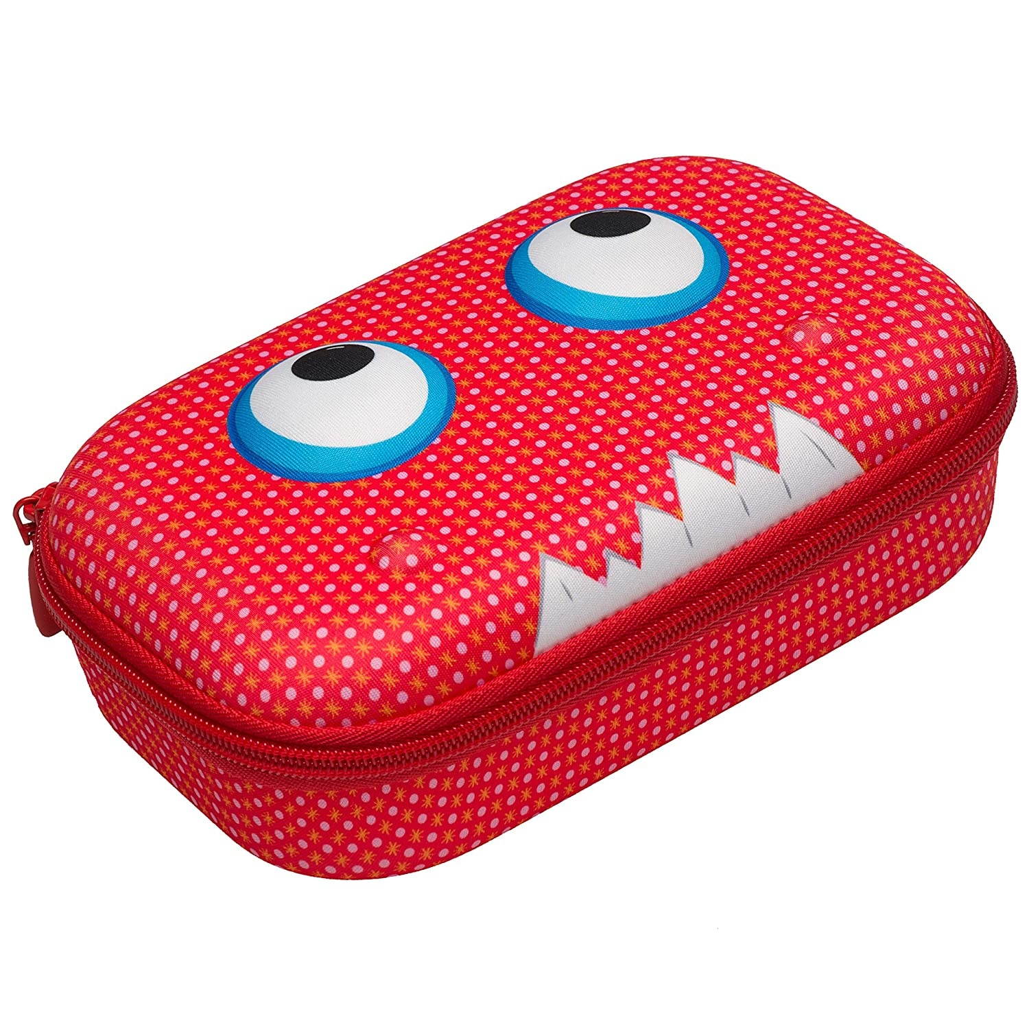 ZIPIT Beast Pencil Case/Pencil Box/Storage Box, Red