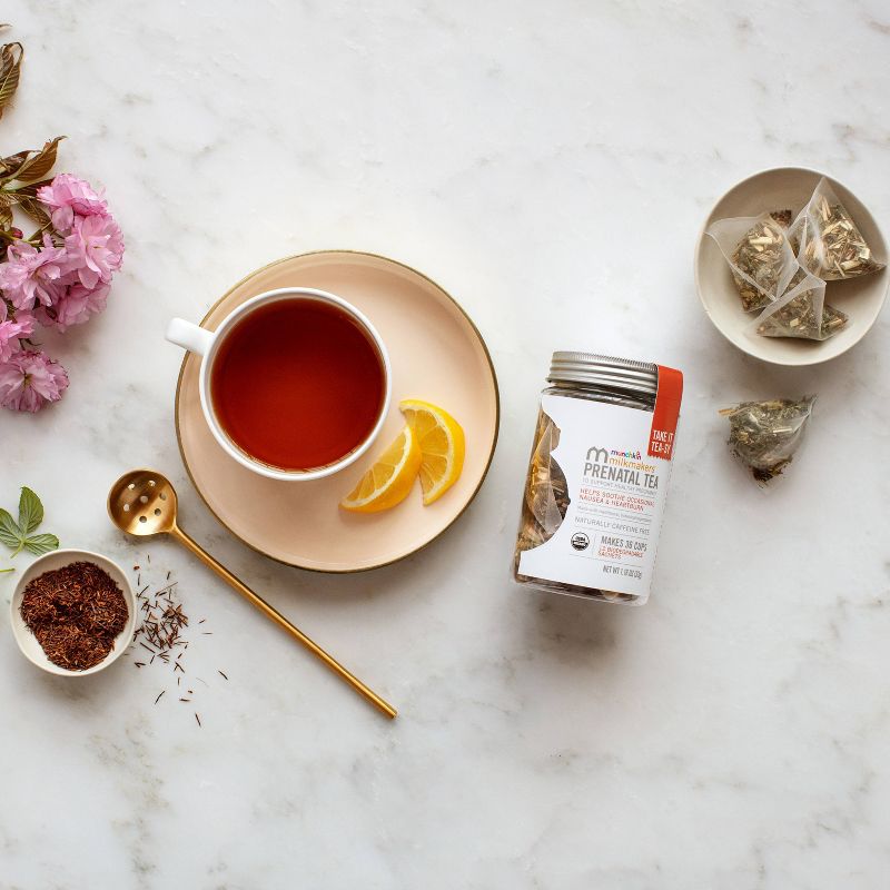 Munchkin Milkmakers Organic Prenatal Tea With Ginger & Red Raspberry Leaf - 12ct