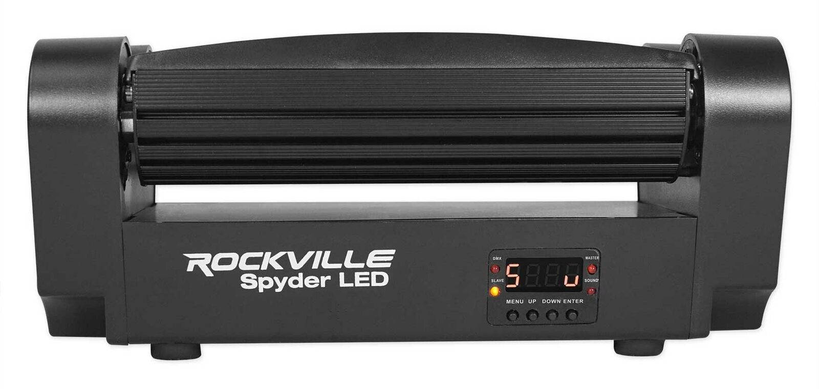 3) Rockville Spyder LED 8) Beam Moving Head Motorized DMX DJ/Party/Club Lights