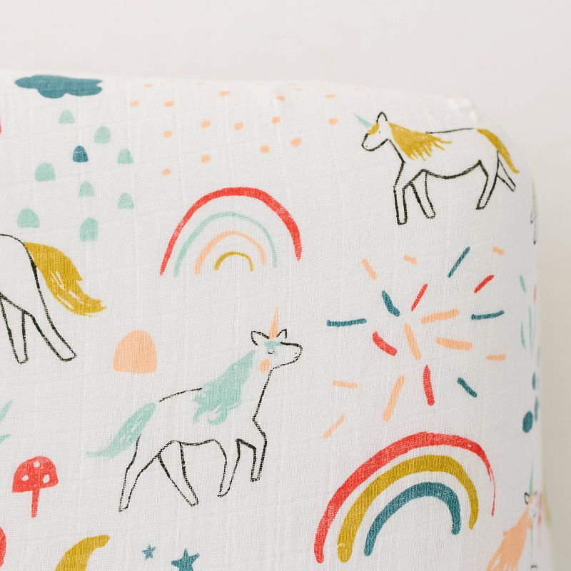 Clementine Kids Unicorn Land Crib Sheet
