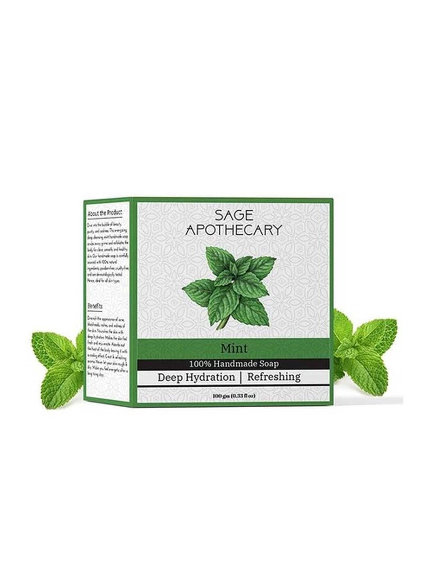 Sage Apothecary Mint Soap - 100 gm