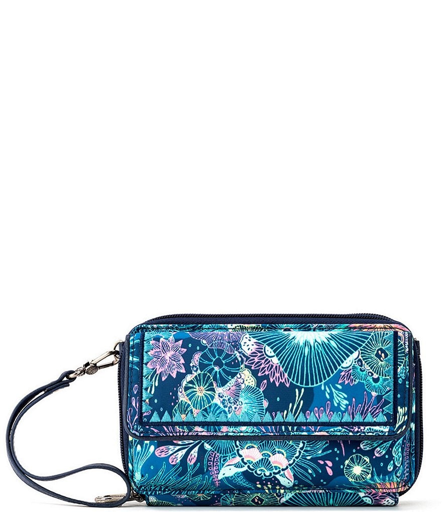 Etienne Aigner Adeline Signature Leather Wristlet Crossbody Bag