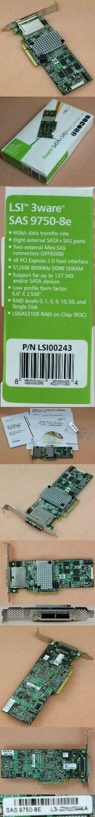New LSI 3ware 9750-8e LSI00243 6G External Raid Controller Card USameDayShip