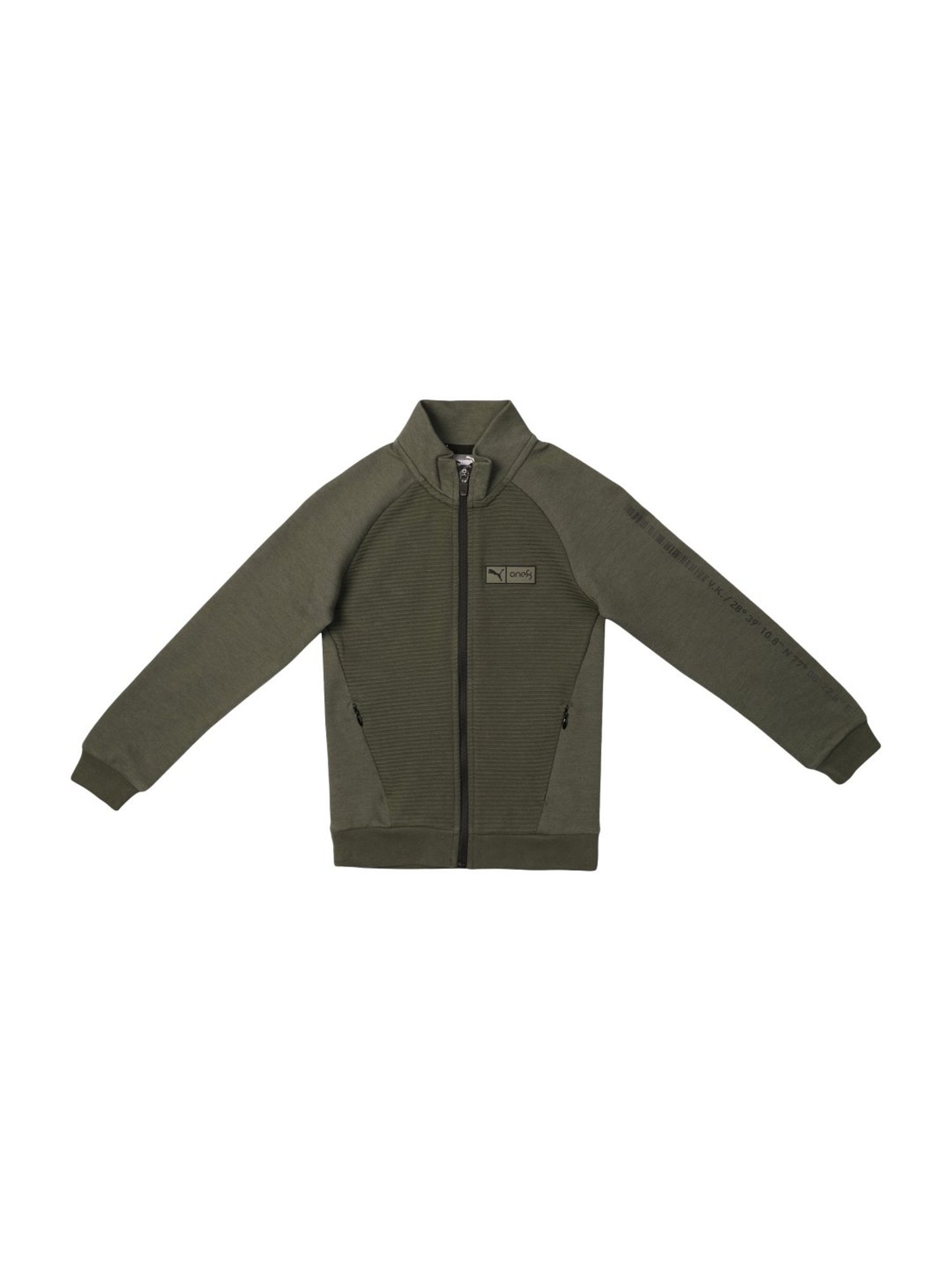 Puma Kids Virat Kohli Thyme Cotton Textured Jacket