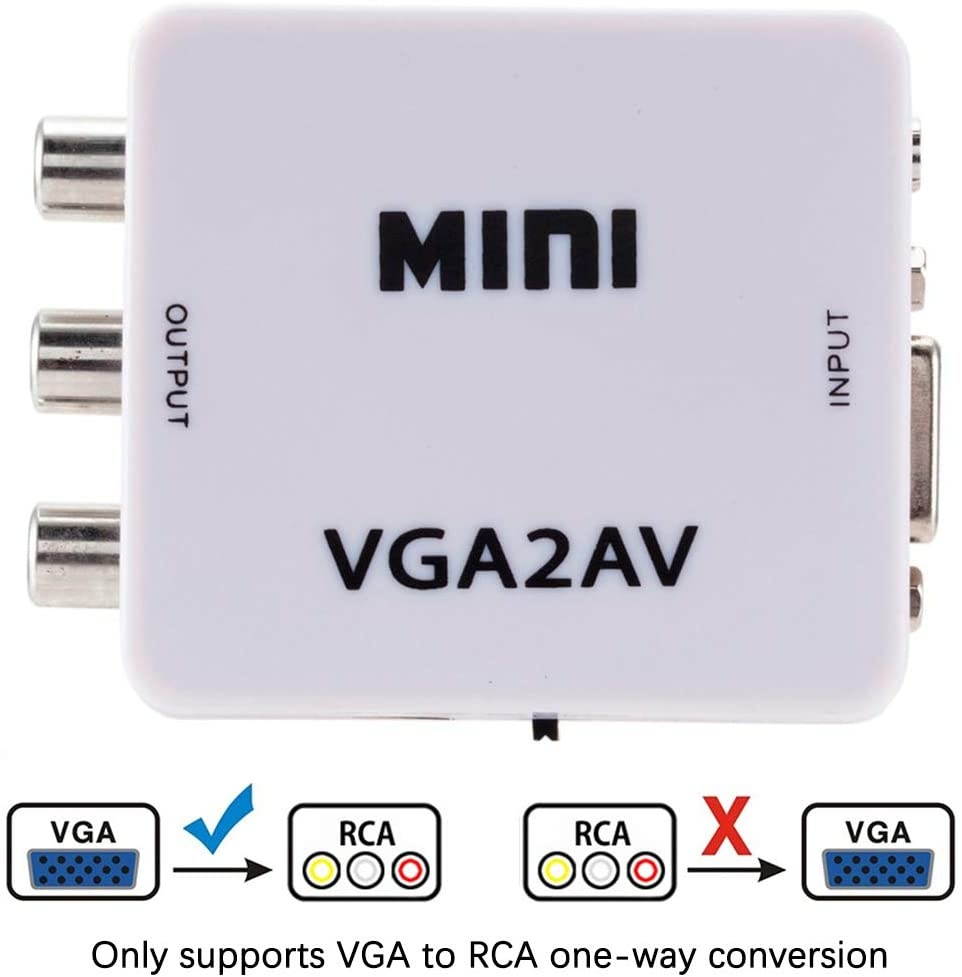 HDMI to VGA  GoldPlated HDMI to VGA Adapter Male to Female Compatible for Computer Desktop Laptop PC Monitor Projector HDTV Chromebook Raspberry Pi Roku Xbox and More Black