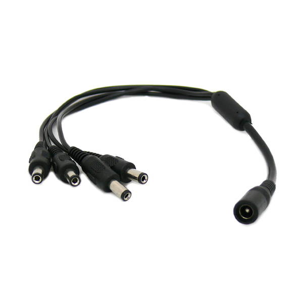 LTS LTA2011 Power Splitter CCTV Security System Camera DC 1 Female to 4 Male Adapter Cable