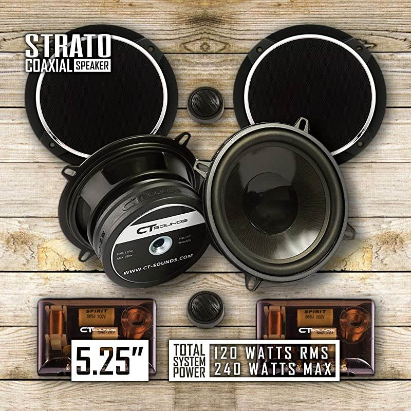 Full Range Component Car Speakers Strato PA 2Way 65 Inch