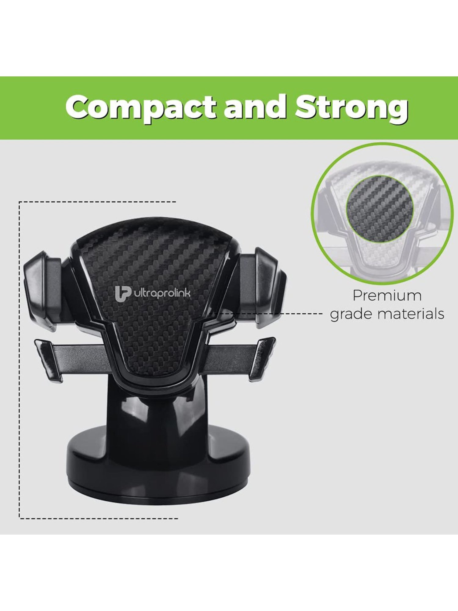 GRIPP Magic Stand Compatible for All Mobile Phones Devices (Black)