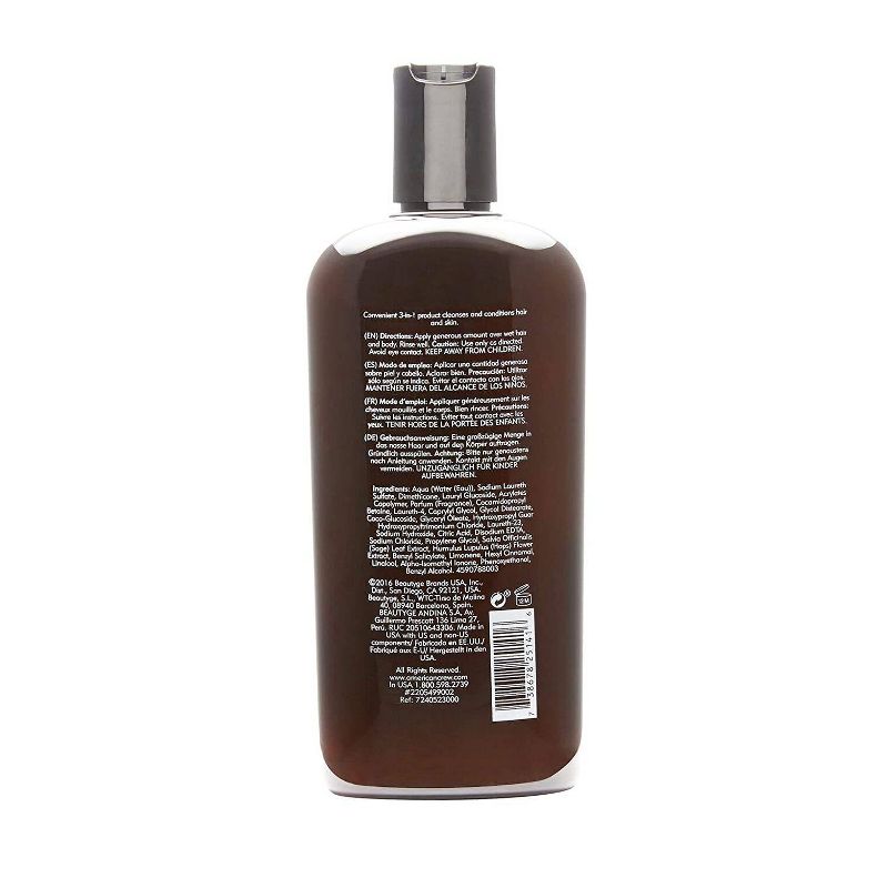 American Crew 3-in-1 Shampoo & Conditioner Body Wash - 15 fl oz